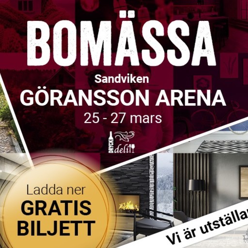 Bomässa i Göransson Arena 25-27 mars